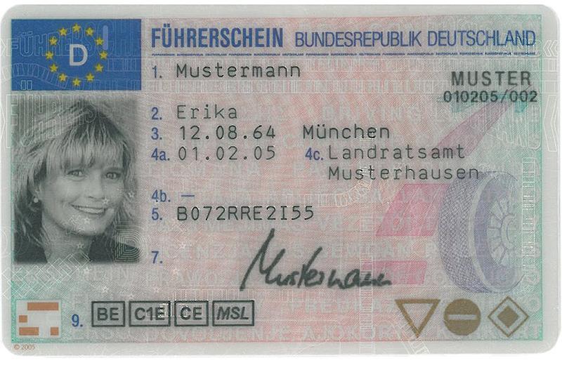 Führerschein Deutsch